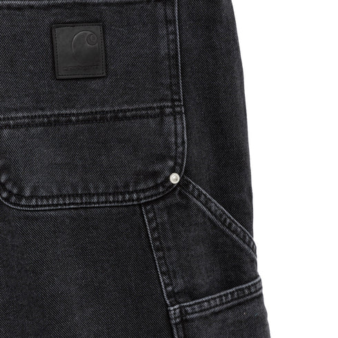 Carhartt WIP Rivet Short Black Stone Washed I034319 Degli Uberti